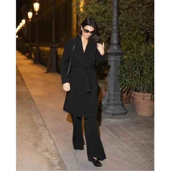 NIB The Row Black Leather Stella Ballet Flats size 10 - Picture 4 of 10